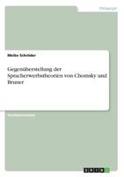 Gegen�berstellung der Spracherwerbstheorien von Chomsky und Bruner 3638636801 Book Cover