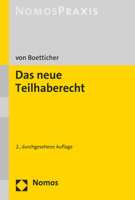 Das Neue Teilhaberecht 3848758776 Book Cover