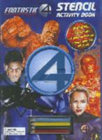 Fantastic 4 Stencil Activity Book: With Stickers 0696225794 Book Cover