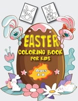 Easter Coloring Book for Kids Ages 4-8: Activity Booklet for Children Aged 4-8 B08Y4LD5B5 Book Cover