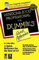 Windows 2000 Professional for Dummies Quick Reference 0764503405 Book Cover