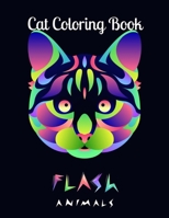 Cat Coloring Book: A Fun Coloring Gift Book for Cat Lovers & Adults Relaxation with Stress Relieving Cat Designs and Funny Cute Cat B08F65SBCY Book Cover