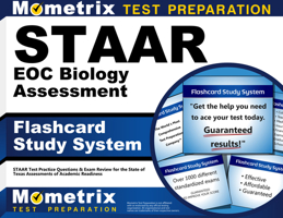 Staar Eoc Biology Assessment Flashcard Study System: Staar Test Practice Questions and Exam Review for the State of Texas Assessments of Academic Readiness 1621201775 Book Cover