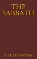 The Sabbath 1973604167 Book Cover