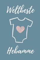 WELTBESTE HEBAMME: A4 Notizbuch LINIERT liebevolles Geschenk für deine Hebamme Geburtshelferin oder Entbindungshelferin | schöne Geschenkidee als ... Dankebuch | Hebammenbuch | (German Edition) 1711781827 Book Cover