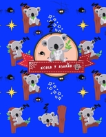 Koala and Spider Sketch Book: Blank Page Sketch Book 167967207X Book Cover