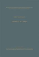 Das Wort ALS Name: Struktur, Konstitution Und Leistung Der Benennenden Bestimmung 3322982122 Book Cover