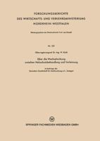 Uber Die Wechselwirkung Zwischen Holzschutzbehandlung Und Verleimung 3663037770 Book Cover