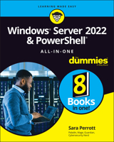 Windows Server 2022 & PowerShell All-in-One For Dummies (For Dummies 1119867827 Book Cover