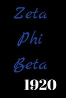 zeta phi beta: blank lined journal; zeta phi beta sorority; zeta phi beta paraphernalia; zeta phi beta merchandise 1072416255 Book Cover