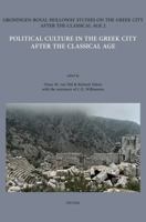 Political Culture in the Greek City After the Classical Age 9042923199 Book Cover