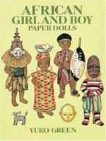 African Girl and Boy Paper Dolls 0486298086 Book Cover