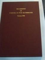 Representation theory of finite groups and related topics (Proceedings of symposia in pure mathematics) 0821814214 Book Cover