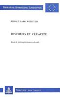 Discours Et Véracité: Essai de Philosophie Transcendentale 3261050616 Book Cover