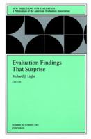 Evaluation Findings That Surprise 0787957925 Book Cover