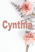 Cynthia: Personalized Lined Journal Notebook 1671961722 Book Cover