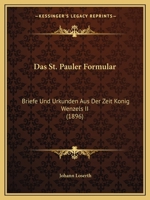 Das St. Pauler Formular 1167451260 Book Cover