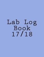 Lab Log Book 17/18 1975851196 Book Cover