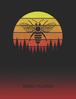Weekly Planner: Wasp | 2020 - 2021 | Plan Weeks for 1 Year | Retro Vintage Sunset Cover | January 20 - December 20 | Planning Organizer Writing ... | Plan Days, Set Goals & Get Stuff Done 1692545574 Book Cover