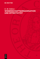 Wissenschaftsorganisation Und Effektivität 3112753666 Book Cover