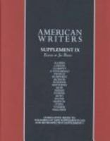 American Writers: A Collection of Literary Biographies (University of Minnesota Pamphlets on American Writers.) 0684806258 Book Cover