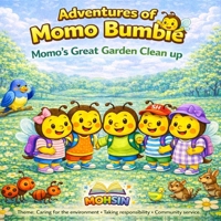 Momo’s Great Garden Cleanup: Caring for the environment • Taking responsibility • Community service (Adventures of Momo Bumble) B0GK25HNH7 Book Cover