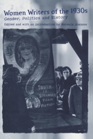 Women Writers of the 1930s 0748611126 Book Cover