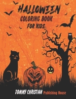 HALLOWEEN COLORING BOOK FOR KIDS: A coloring book with different type design gift for every kids for applying different color to different design and getting knowledge about color apply. B08KJBKDG4 Book Cover