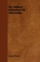The Military Obligation of Citizenship 1443778516 Book Cover