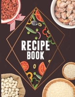 Recipe Book: Blank Recipe Journal to Write in for Women,Cookbook to Note Down Your Favorite Recipes. Blank Recipe Journal And Organizer For Recipes (8.5 x 11" 100 pages Blank Recipe Book) 1711521043 Book Cover