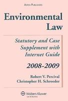 Environmental Law Statutory Supp 2008-2009 0735572127 Book Cover