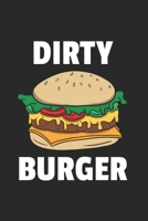 Burger Notizbuch: Burger Notizbuch für Liebhaber / Notizheft / Notizblock A5 (6x9in) Dotted Notebook / Punkteraster / 120 gepunktete Seiten (German Edition) 1675545154 Book Cover