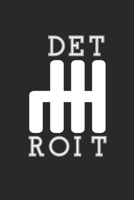 Detroit: Notebook A5 Size, 6x9 inches, 120 lined Pages, Michigan Detroit USA State 1696085268 Book Cover