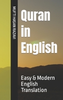 Quran in English: Easy & Modern English Translation B0CGYQ7WDJ Book Cover