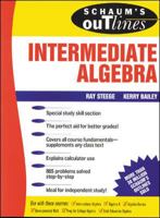 Schaum's Outline of Intermediate Algebra 0070608393 Book Cover