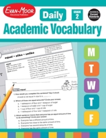 Evan-Moor Daily Academic Vocabulary, Grade 2 1596732016 Book Cover