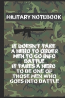 Military Notebook: For School and Notes, Gifts, For Man and Military Fans, 6" x 9" 120 Pages Checkered 1700613367 Book Cover