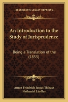 An Introduction to the Study of Jurisprudence 1436775310 Book Cover