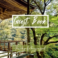 Guest Book Thank you for being our guest!: Country Style Guestbook for Vacation Rental, Airbnb, Mountain Home, VRBO Guest House | HardCover Guest Book (Hardback) B09LGV8Z4F Book Cover