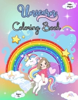 Unicorn Coloring Book: 100+ Unicorn drawings, cute and attractive pictures, 109 pages B08KH3T732 Book Cover