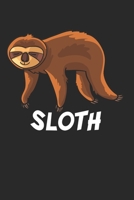 Faultier Notizbuch: Faultier Notizbuch f�r Liebhaber / Notizheft / Notizblock A5 (6x9in) Dotted Notebook / Punkteraster / 120 gepunktete Seiten 1671470087 Book Cover