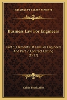 Business Law for Engineers 1017876363 Book Cover