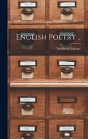 English poetry .. 1019215755 Book Cover