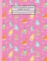 Cats Primary Composition Notebook: Cats Gifts: Blank Paperback Story Journal or K-2 Notebook for School: Picture Space And Dashed Midline: 8.5 x 11 1700445715 Book Cover