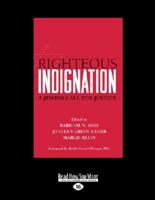Righteous Indignation: A Jewish Call for Justice 1459683285 Book Cover