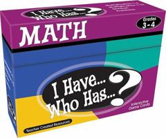 Teacher Created Resources Math Card Game - I Have Who Has, Grades 3 to 4 1420678191 Book Cover