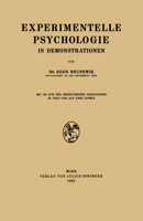 Experimentelle Psychologie in Demonstrationen 370919654X Book Cover