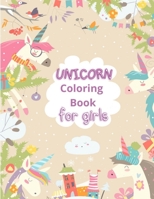 Unicorn Coloring Book for Kids: Coloring Activity Book for Kids, 50 Adorable Designs for Boys and Girls 1915015545 Book Cover