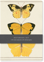 Butterfly Notebook Set: 3 A5 lined notebooks with stitched spines 1851245413 Book Cover