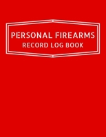 Personal Firearms Record Log Book: Inventory Log Book, Firearms Acquisition And Disposition Insurance Organizer Record Book, Red Cover B084DG2KR6 Book Cover